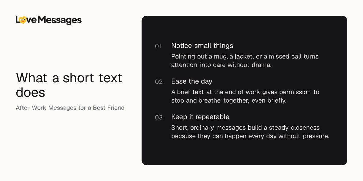 Three things worth knowing about sending this kind of message