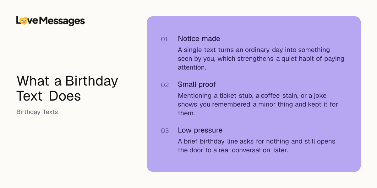 Three things worth knowing about sending this kind of message