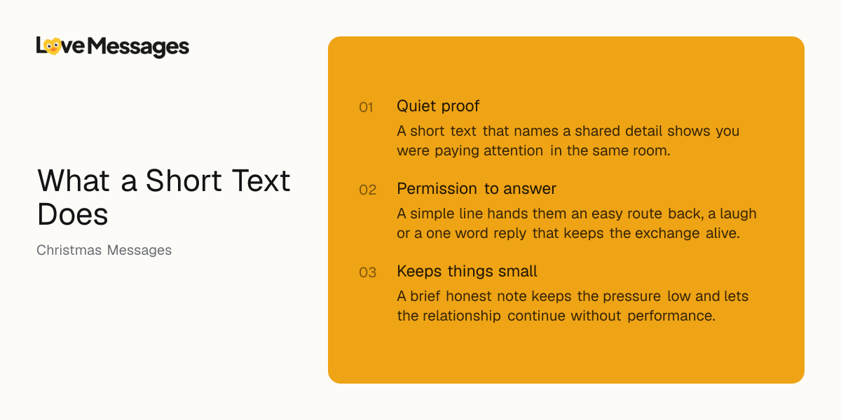Three things worth knowing about sending this kind of message