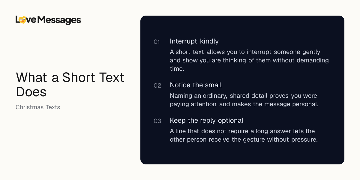Three things worth knowing about sending this kind of message