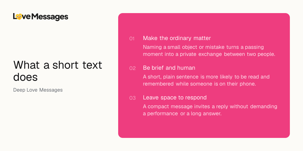 Three things worth knowing about sending this kind of message
