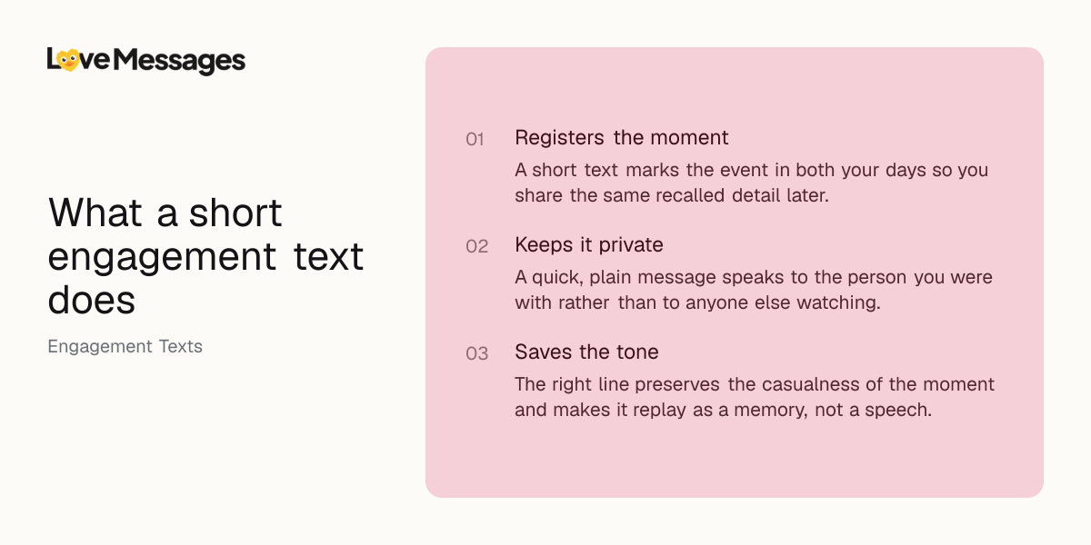 Three things worth knowing about sending this kind of message