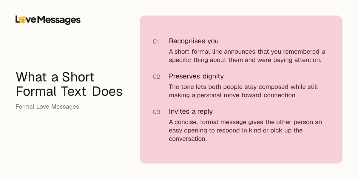 Three things worth knowing about sending this kind of message