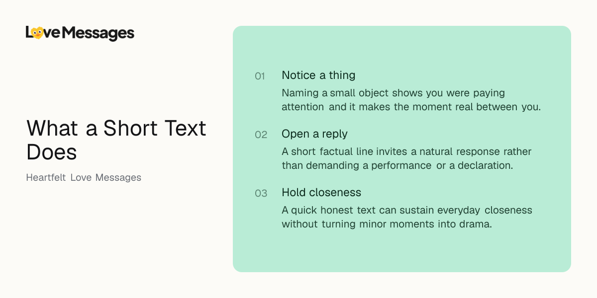Three things worth knowing about sending this kind of message