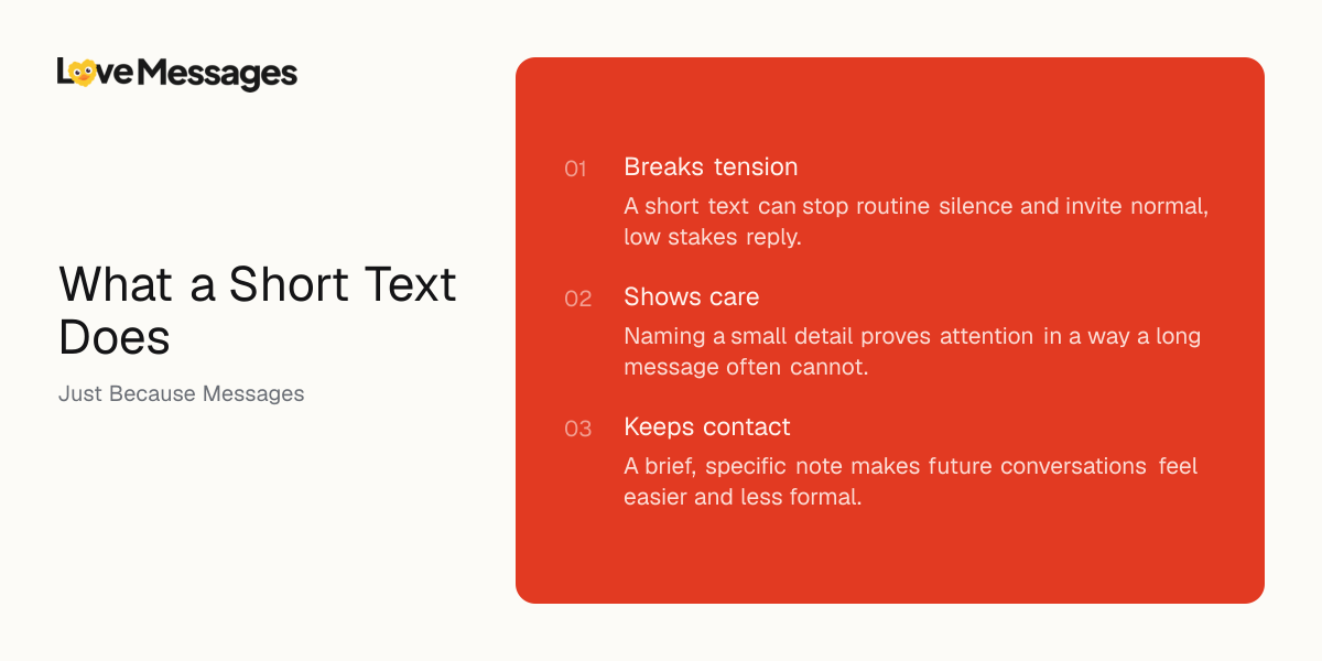Three things worth knowing about sending this kind of message