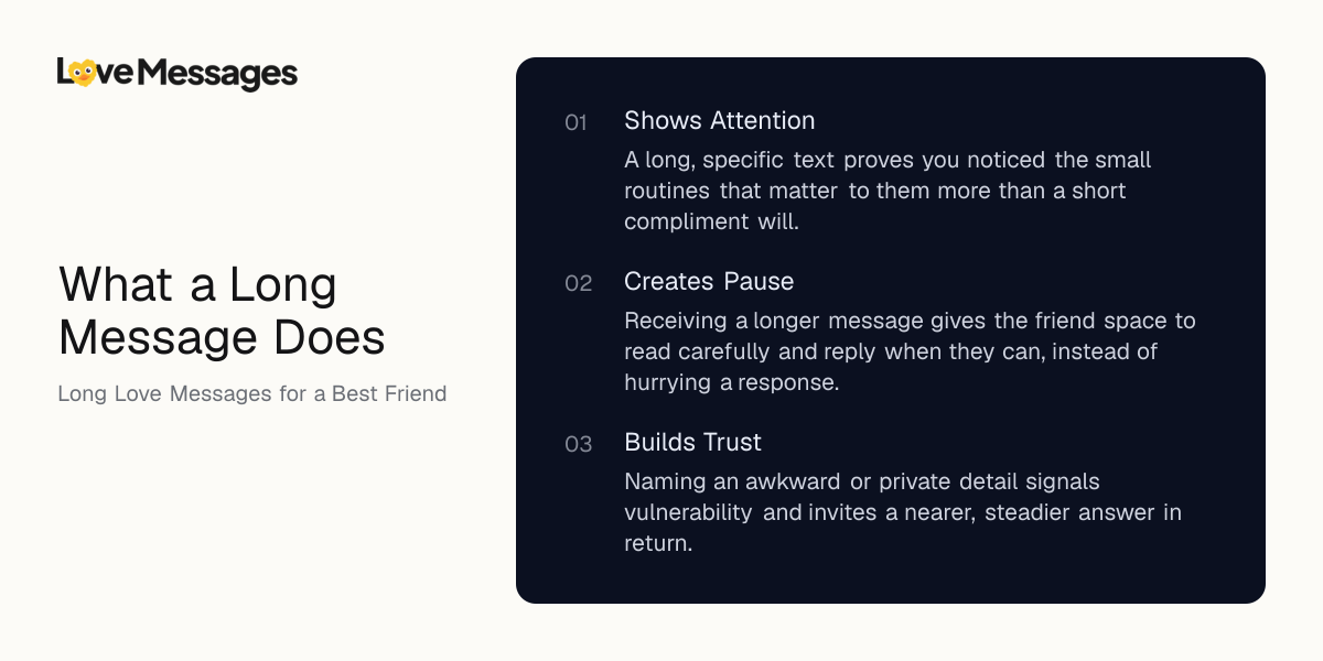 Three things worth knowing about sending this kind of message