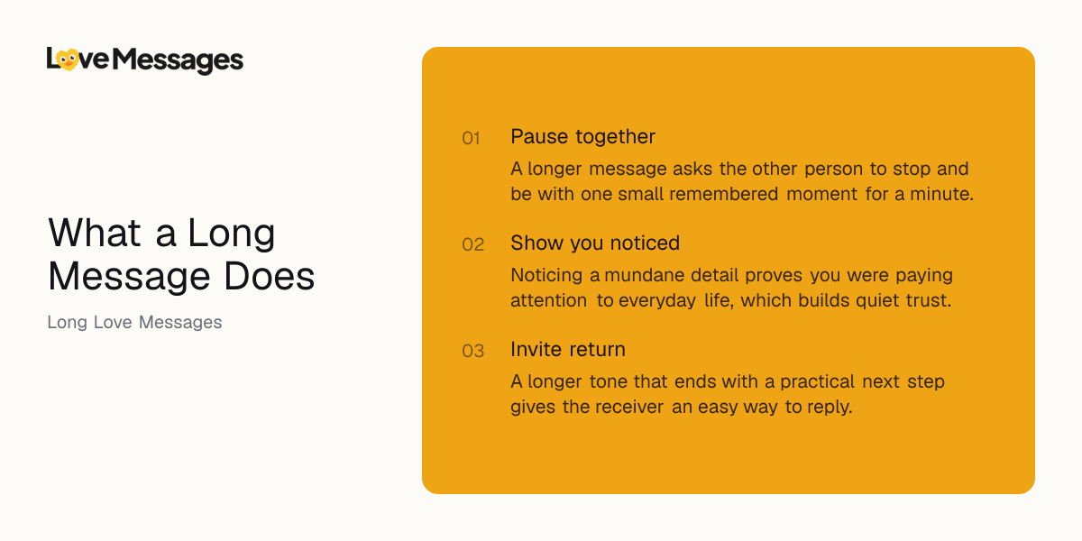 Three things worth knowing about sending this kind of message