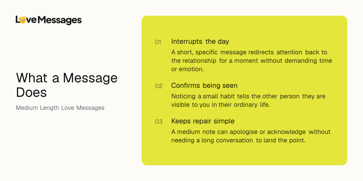 Three things worth knowing about sending this kind of message