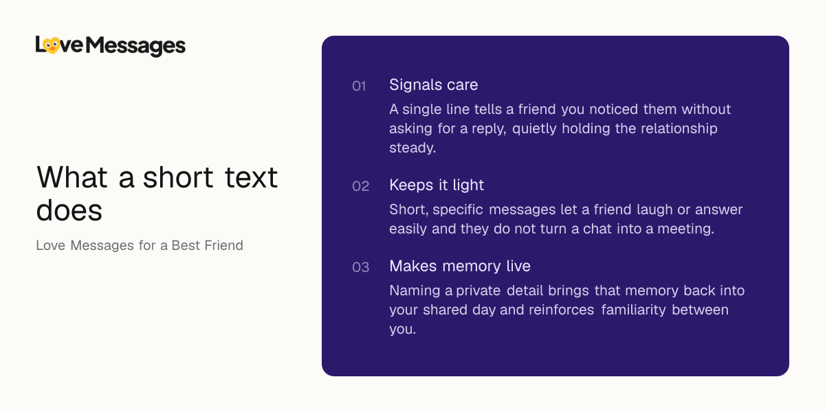 Three things worth knowing about sending this kind of message