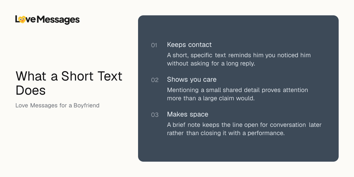 Three things worth knowing about sending this kind of message