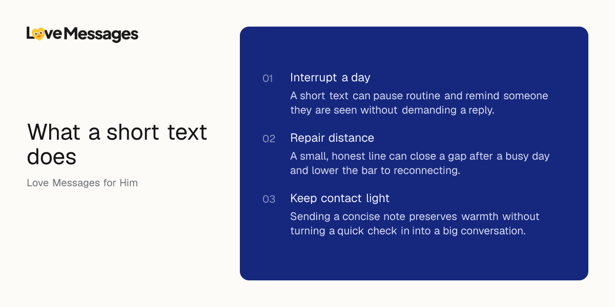 Three things worth knowing about sending this kind of message