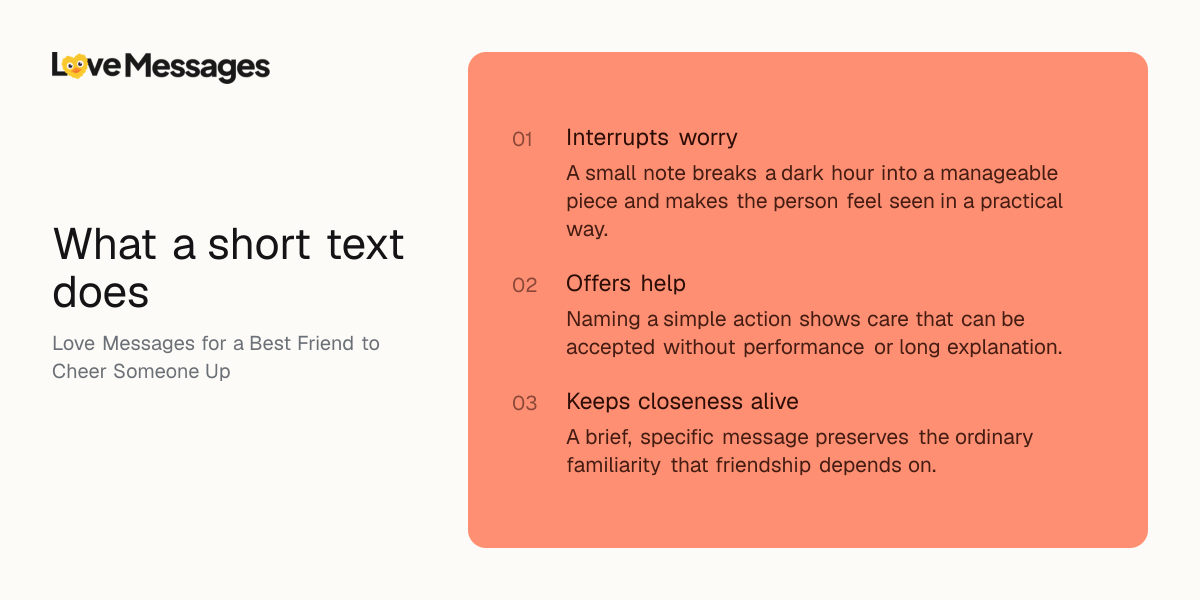 Three things worth knowing about sending this kind of message