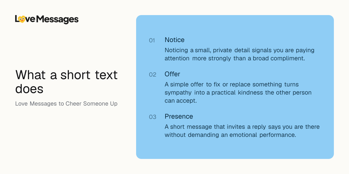 Three things worth knowing about sending this kind of message