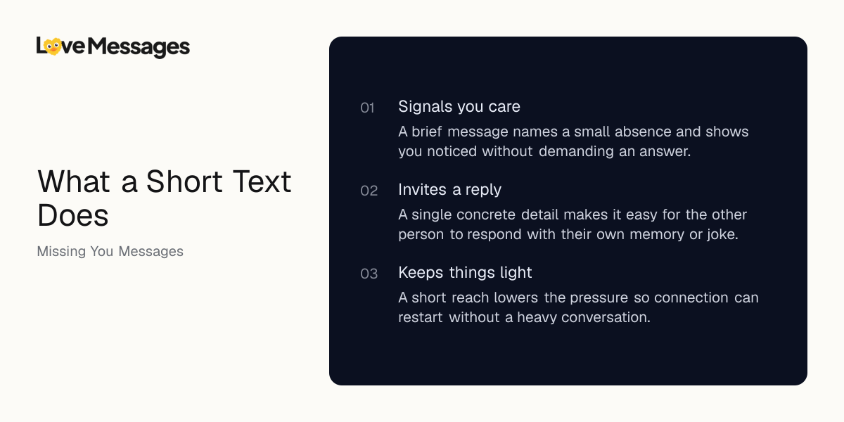 Three things worth knowing about sending this kind of message