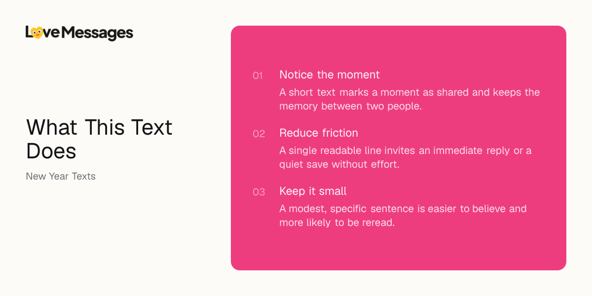 Three things worth knowing about sending this kind of message