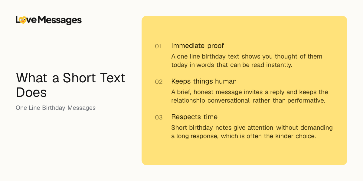 Three things worth knowing about sending this kind of message