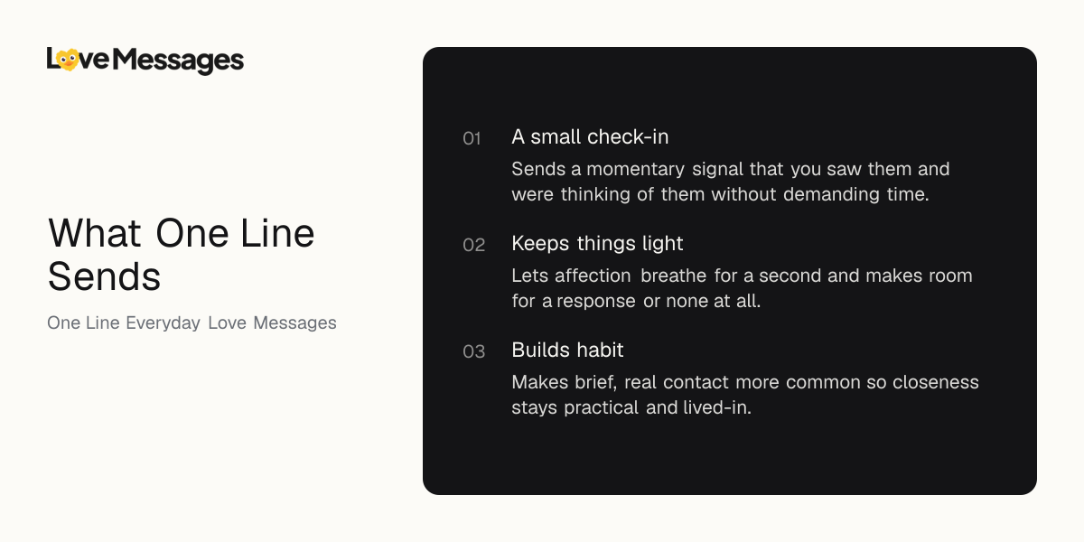 Three things worth knowing about sending this kind of message
