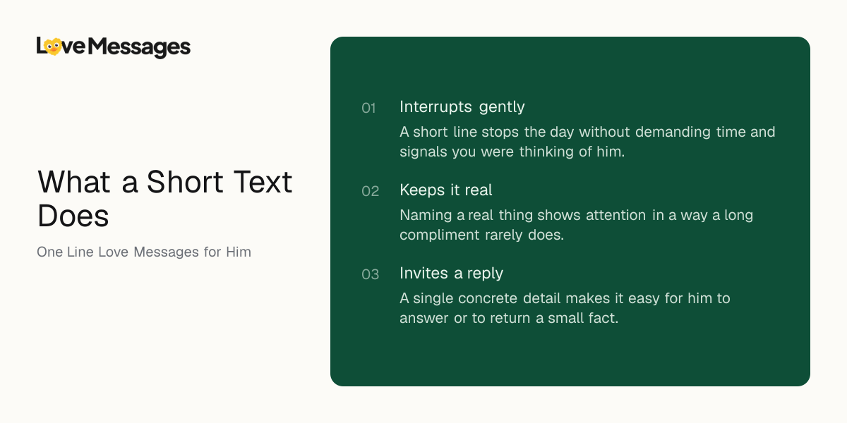Three things worth knowing about sending this kind of message