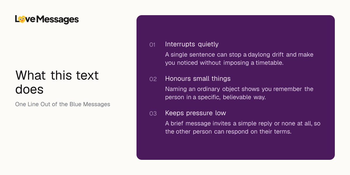 Three things worth knowing about sending this kind of message
