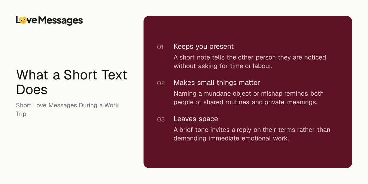 Three things worth knowing about sending this kind of message