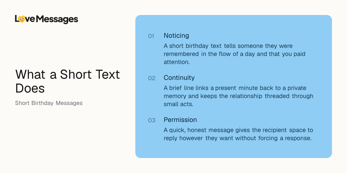 Three things worth knowing about sending this kind of message
