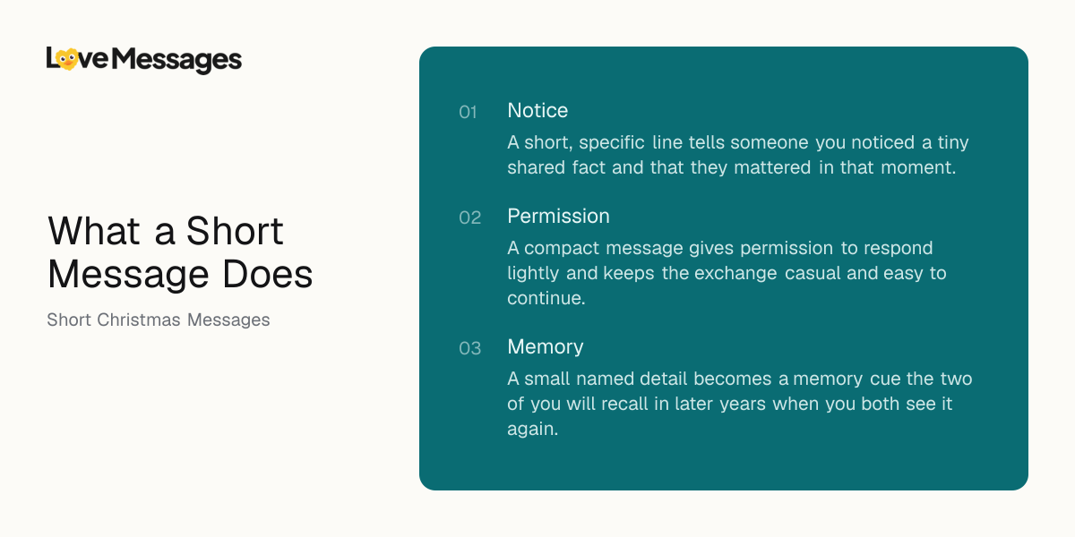 Three things worth knowing about sending this kind of message