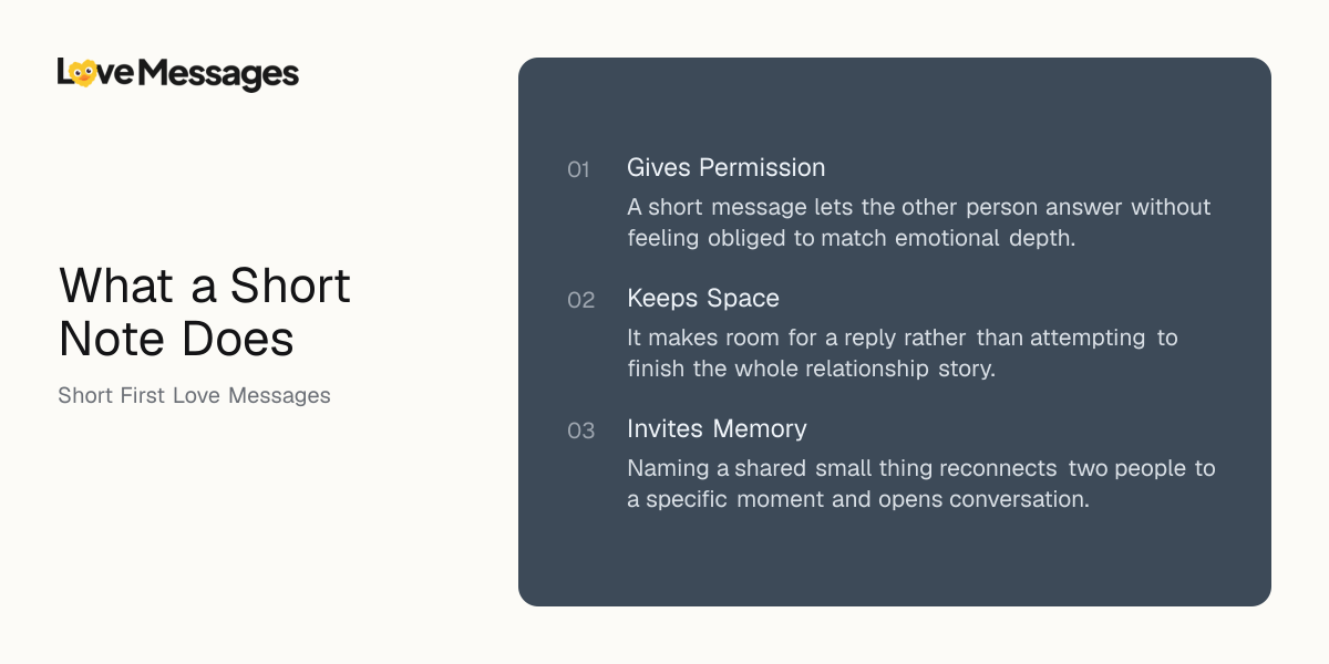 Three things worth knowing about sending this kind of message