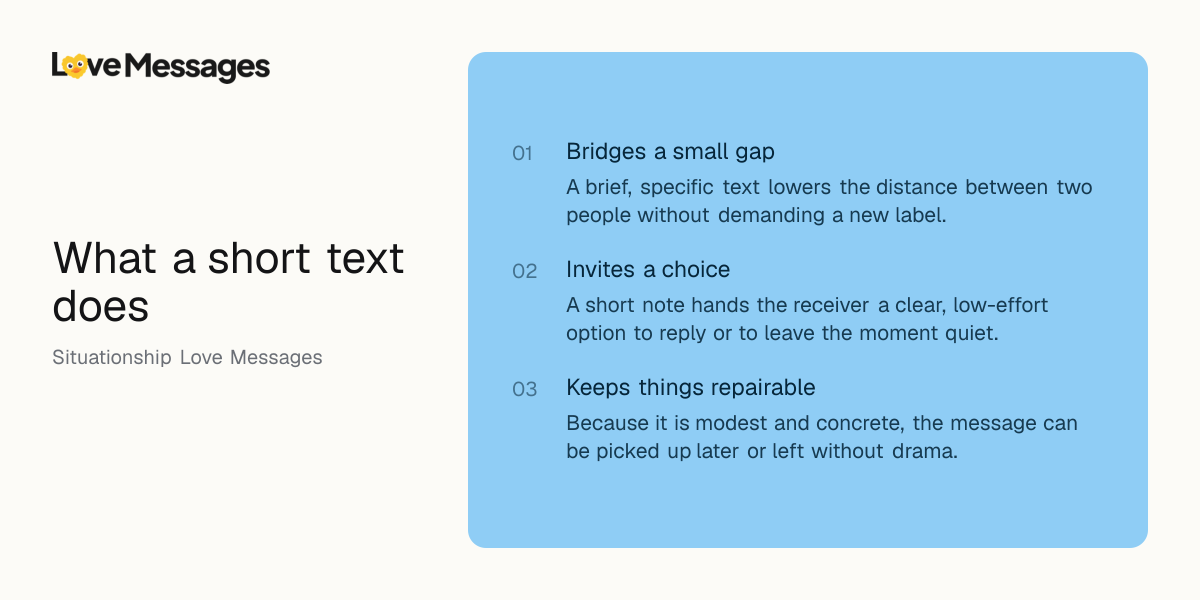 Three things worth knowing about sending this kind of message