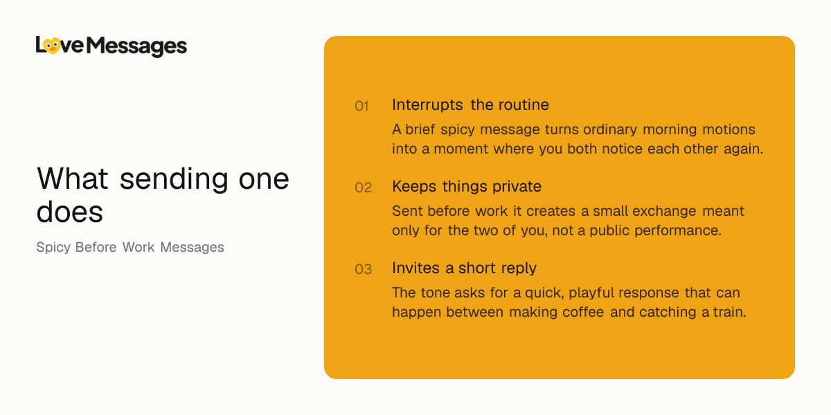 Three things worth knowing about sending this kind of message