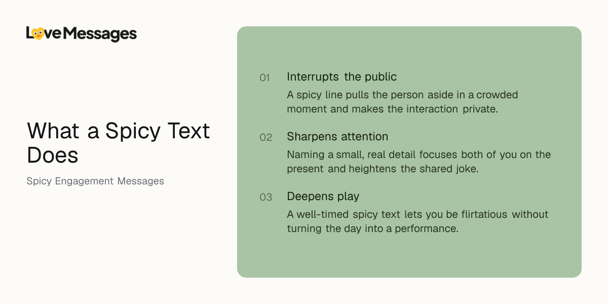Three things worth knowing about sending this kind of message