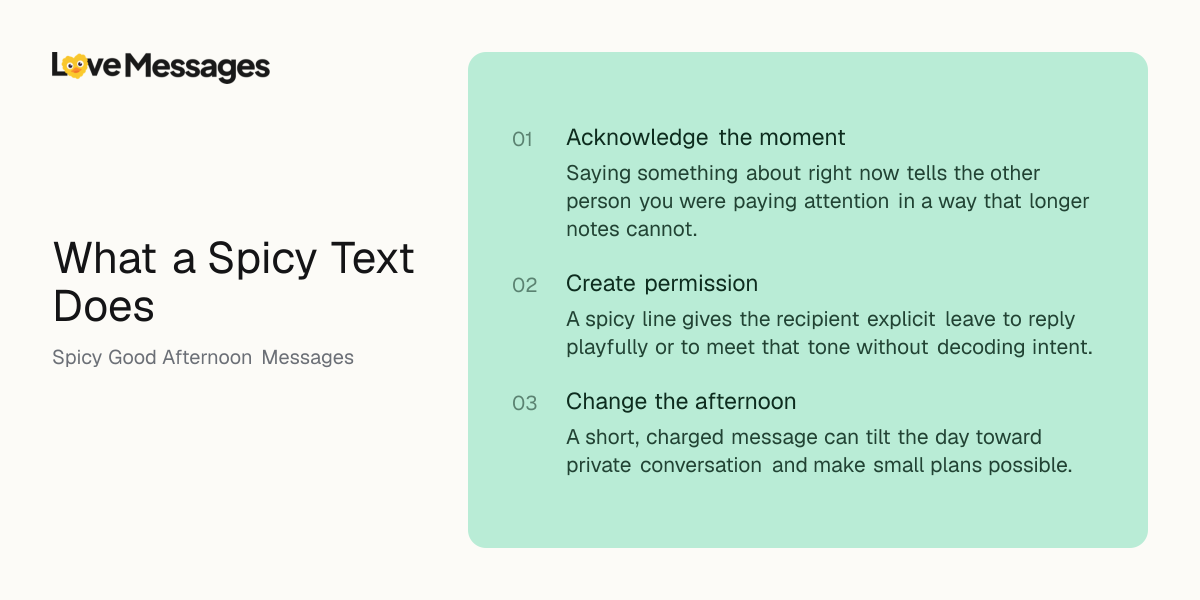 Three things worth knowing about sending this kind of message