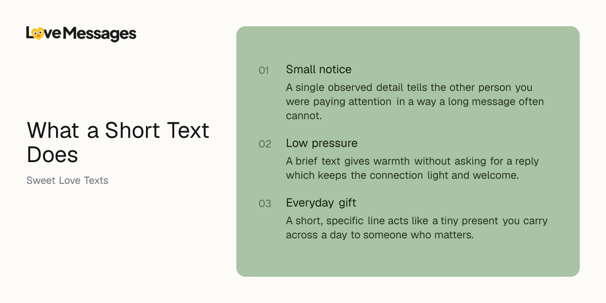 Three things worth knowing about sending this kind of message
