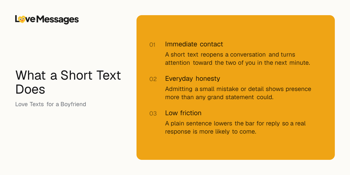 Three things worth knowing about sending this kind of message
