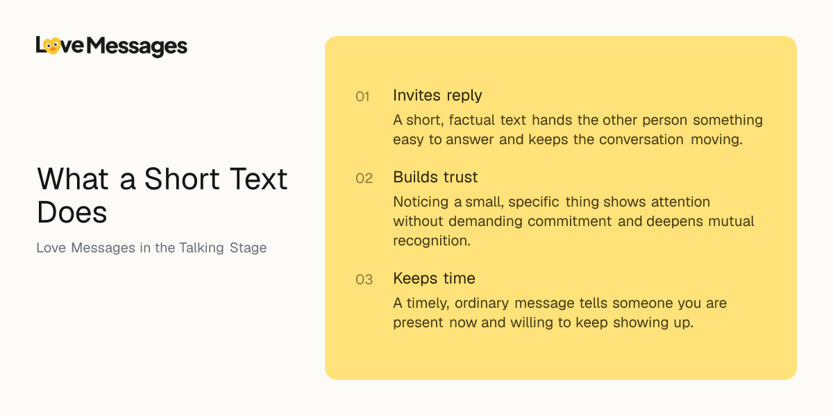 Three things worth knowing about sending this kind of message